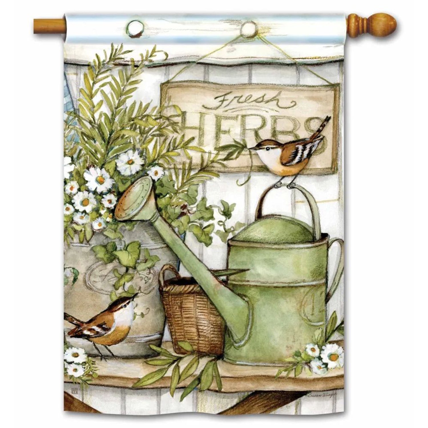 Fresh Herbs House Flag