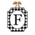 Black And White Checkered Monogram Door DÃ¯Â¿Â½Ã¯Â¿Â½cor