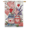 Premier Oversized House Flag - Valentine Jars
