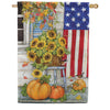 PremierSoft House Flag - Fall Front Porch