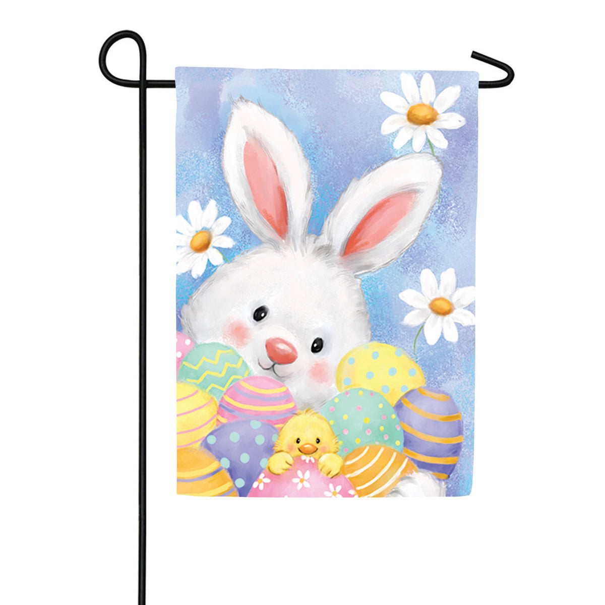 Easter Friends Illuminated Garden Flag