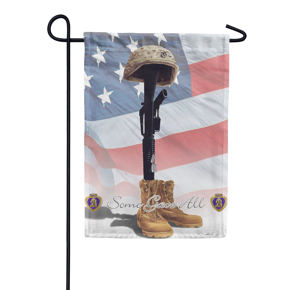 Toland Some Gave All Garden Flag