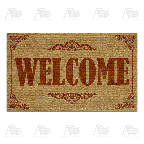Ornate Welcome Doormat