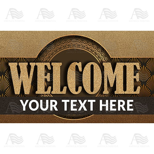 Personalized Doormat - Western Style