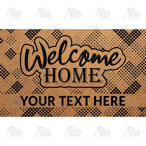 Personalized Doormat - Corkboard Welcome
