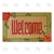 Floral Welcome Doormat