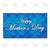 Mother's Day Blue Lattice Doormat