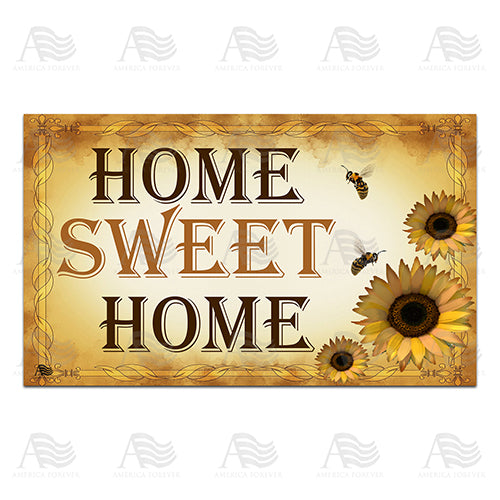 Bees And Sunflowers Doormat