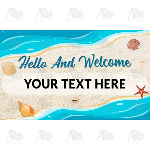 Personalized Doormat - Beach Souvenirs