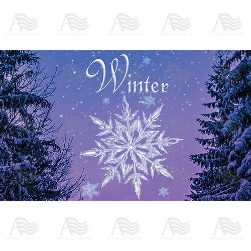 Crystal Snowflake Doormat