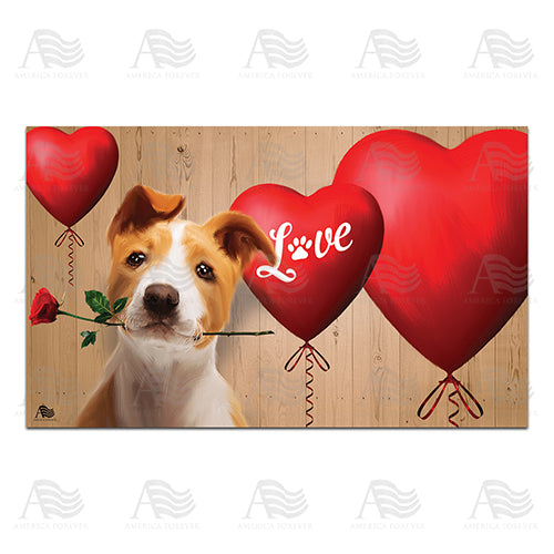 Puppy Love Heart Doormat