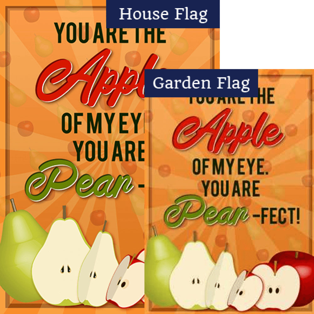 Apples & Pears Double Sided Flags Set (2 Pieces)