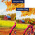 Fall Country Bike Ride Flags Set (2 Pieces)