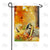 Old Wooden Bucket And Pumpkin Double Sided Garden Flag