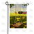 Country Swinging In Fall Double Sided Garden Flag