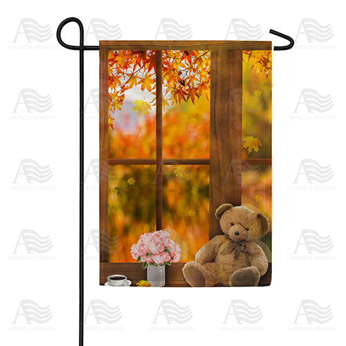 Relaxing Fall Day Double Sided Garden Flag