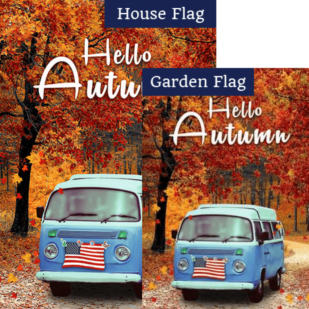 Autumn Drive Flags Set (2 Pieces)