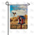 Flight To Patriotic Birdhouse Double Sided Garden Flag