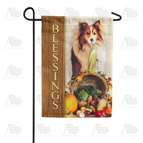 Blessings Of Companionship And Food Double Sided Garden Flag