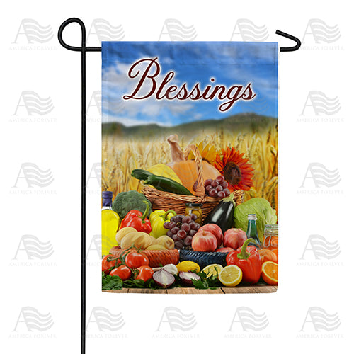 Mother Earth's Many Blessings Double Sided Garden Flag