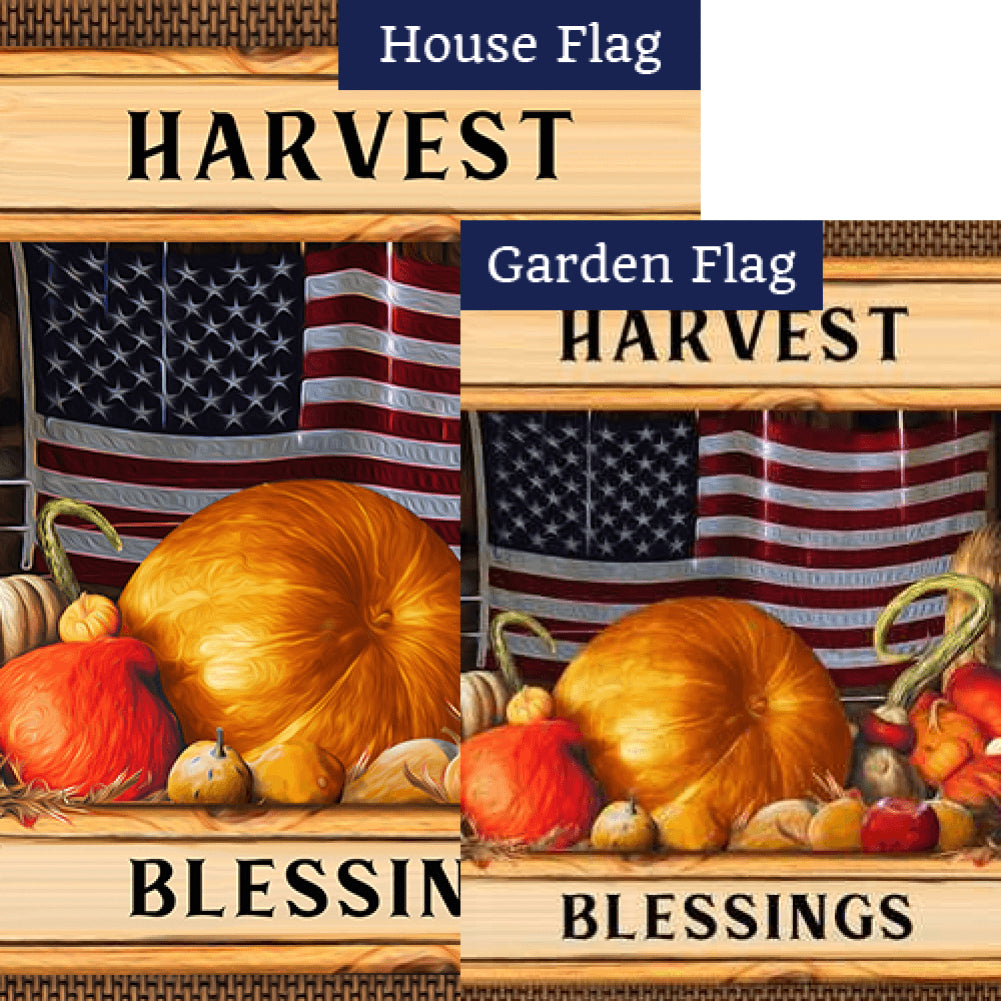 American Harvest Flags Set (2 Pieces)
