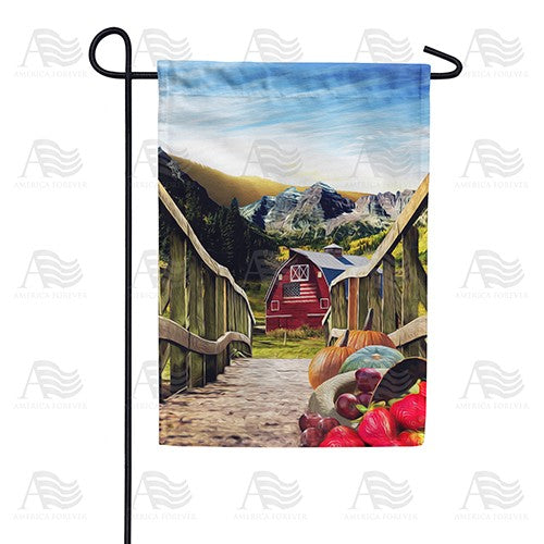 Going Home With Harvest Double Sided Garden Flag