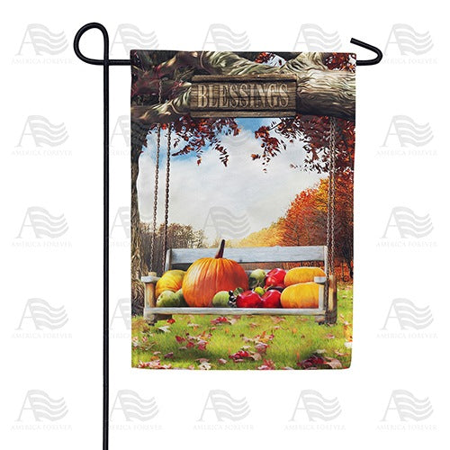 Harvest Blessings Swing Double Sided Garden Flag