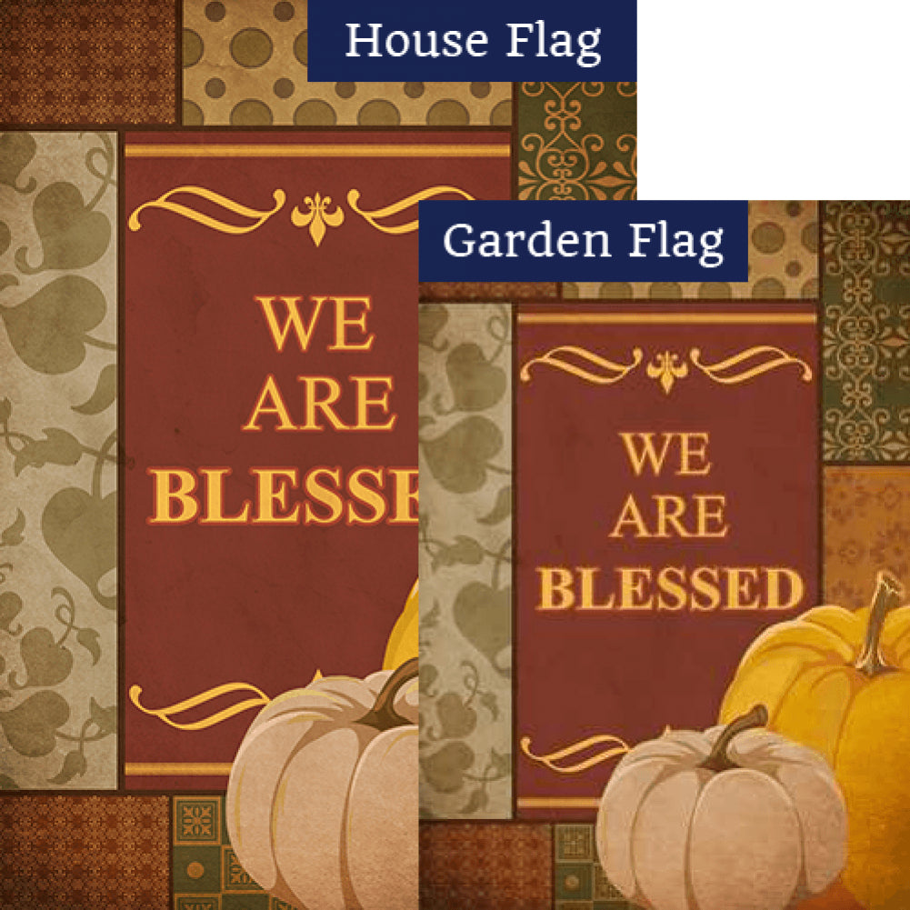We Are Blessed Flags Set (2 Pieces)