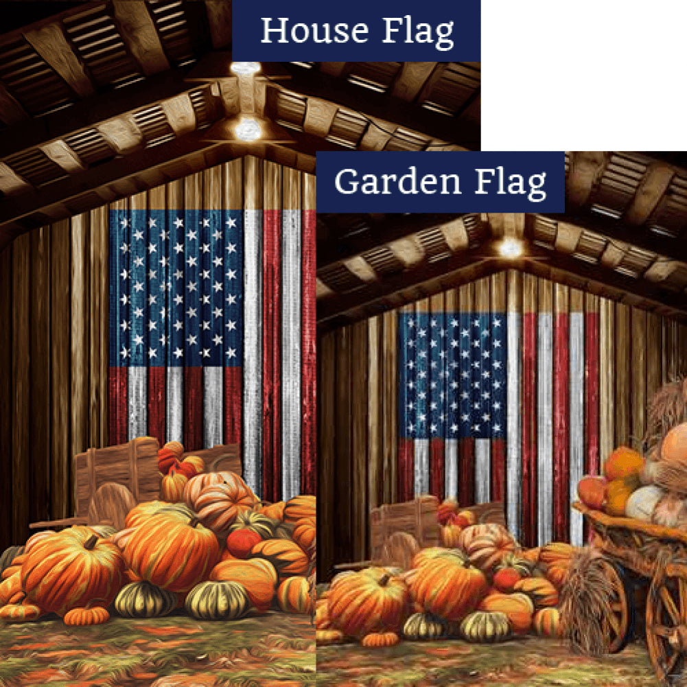 Harvested With American Pride Flags Set (2 Pieces)