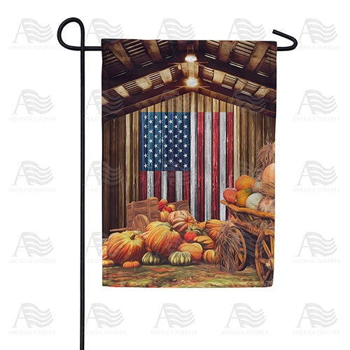 Harvested With American Pride Double Sided Garden Flag