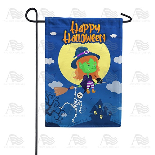 "Witch" Way To The Candy? Double Sided Garden Flag