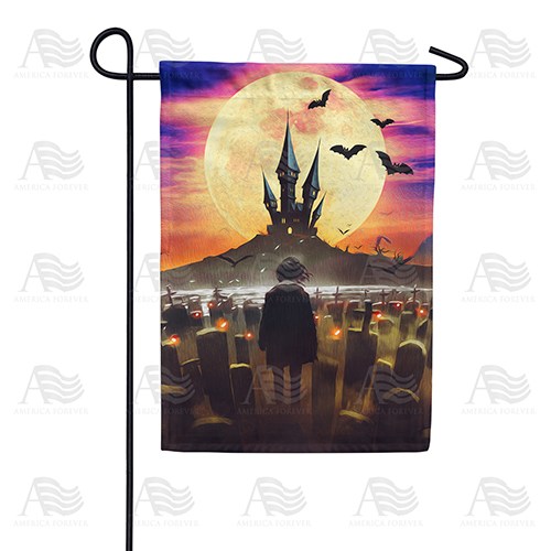 Walk Thru The Graveyard Double Sided Garden Flag