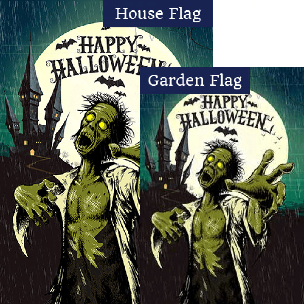 Green Zombie - Flags Set (2 Pieces)