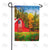 Patriotic Barn In Autumn Double Sided Garden Flag