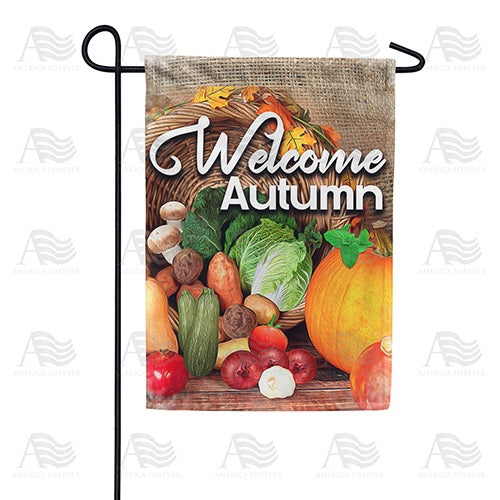 Autumn Food Harvest Double Sided Garden Flag