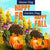 Fall Wicker Basket Double Sided Flags Set (2 Pieces)