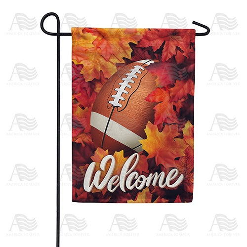 Fall Football Season Double Sided Garden Flag