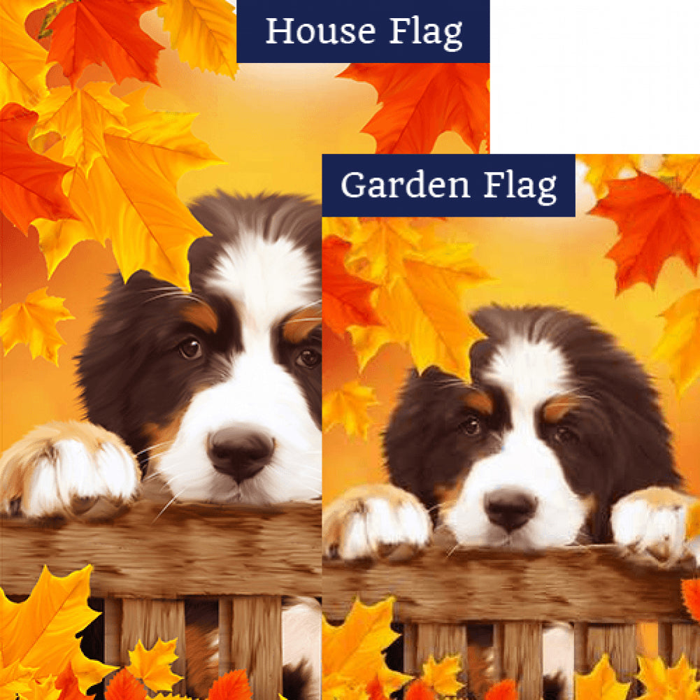 Lonely Puppy Double Sided Flags Set (2 Pieces)