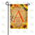 Autumn Sunflowers Monogram Double Sided Garden Flag