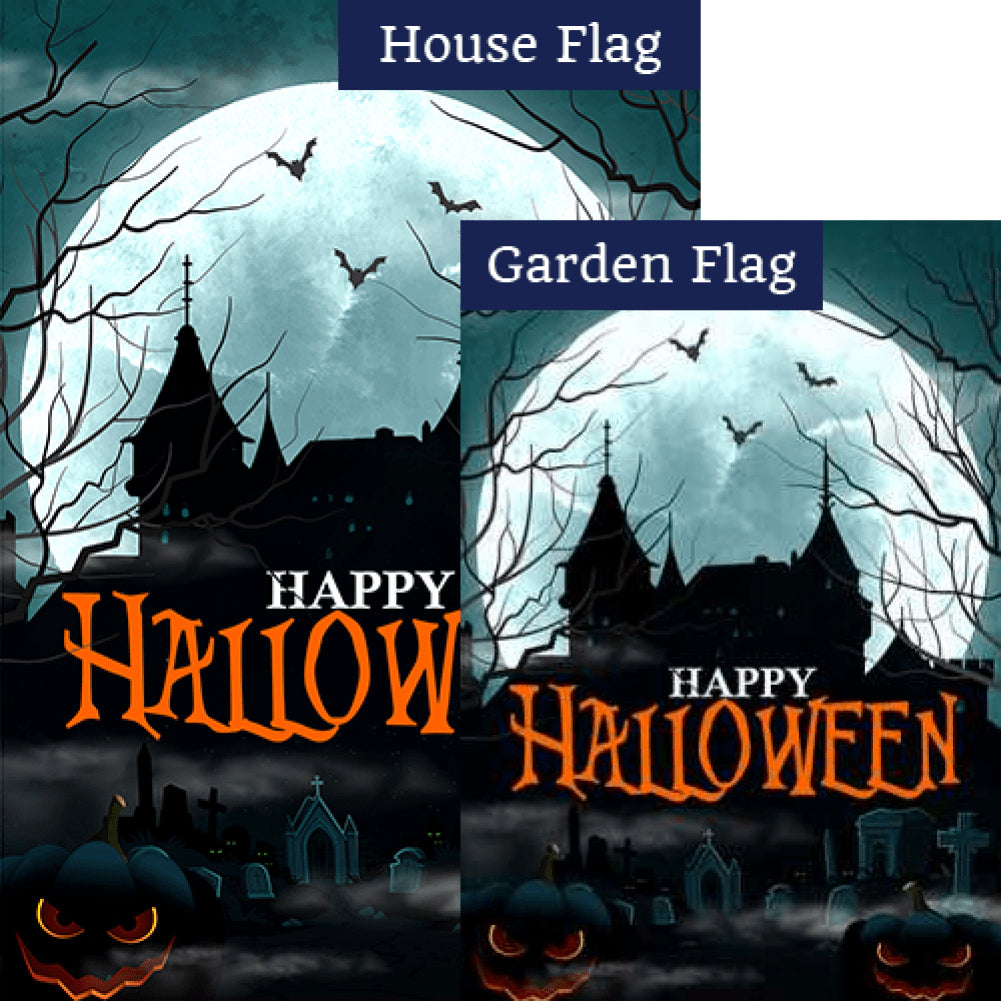 Mysterious Mansion Double Sided Flags Set (2 Pieces)