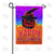 Sinister Pumpkin Double Sided Garden Flag