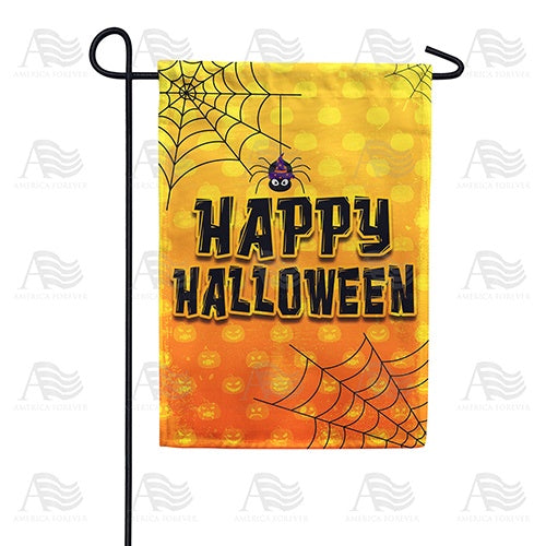 Spider Webs Double Sided Garden Flag