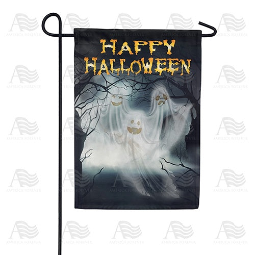 Ghost Trio Double Sided Garden Flag