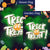 Trick Or Treat Candy Double Sided Flags Set (2 Pieces)
