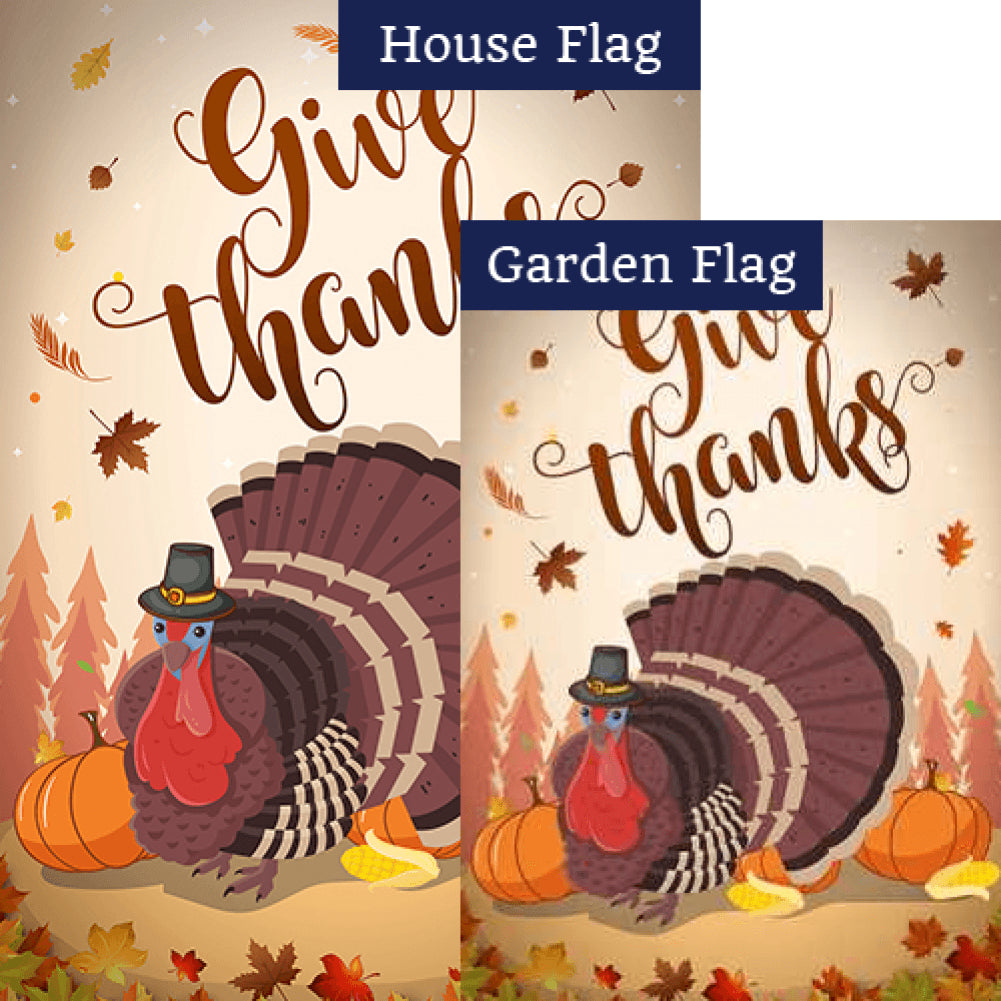 Season To Give Thanks Flags Set (2 Pieces)