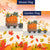 Big Pumpkin Harvest Flags Set (2 Pieces)