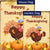 Comical Thanksgiving Turkey Flags Set (2 Pieces)