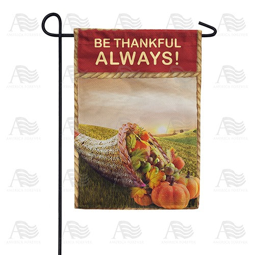 Cornucopia Sunset Double Sided Garden Flag