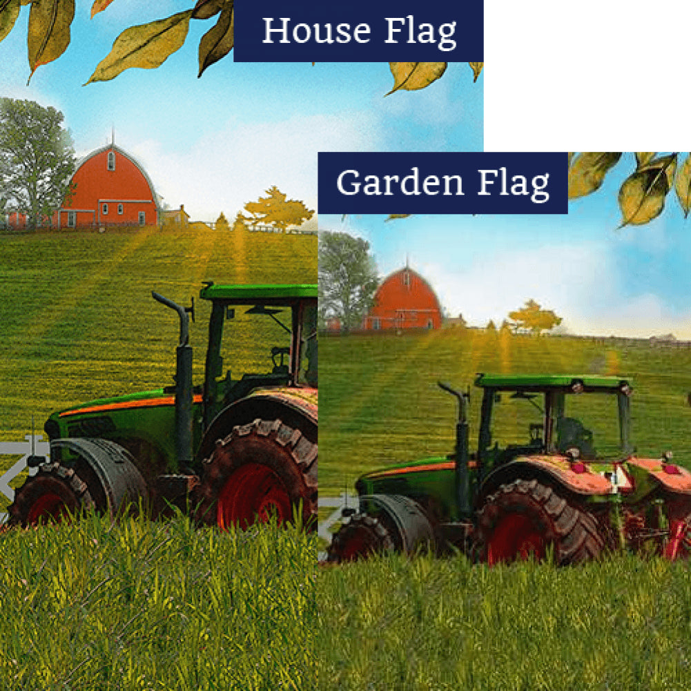Farming Until Sunset Double Sided Flags Set (2 Pieces)