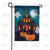 Haunted Pumpkin House Double Sided Garden Flag